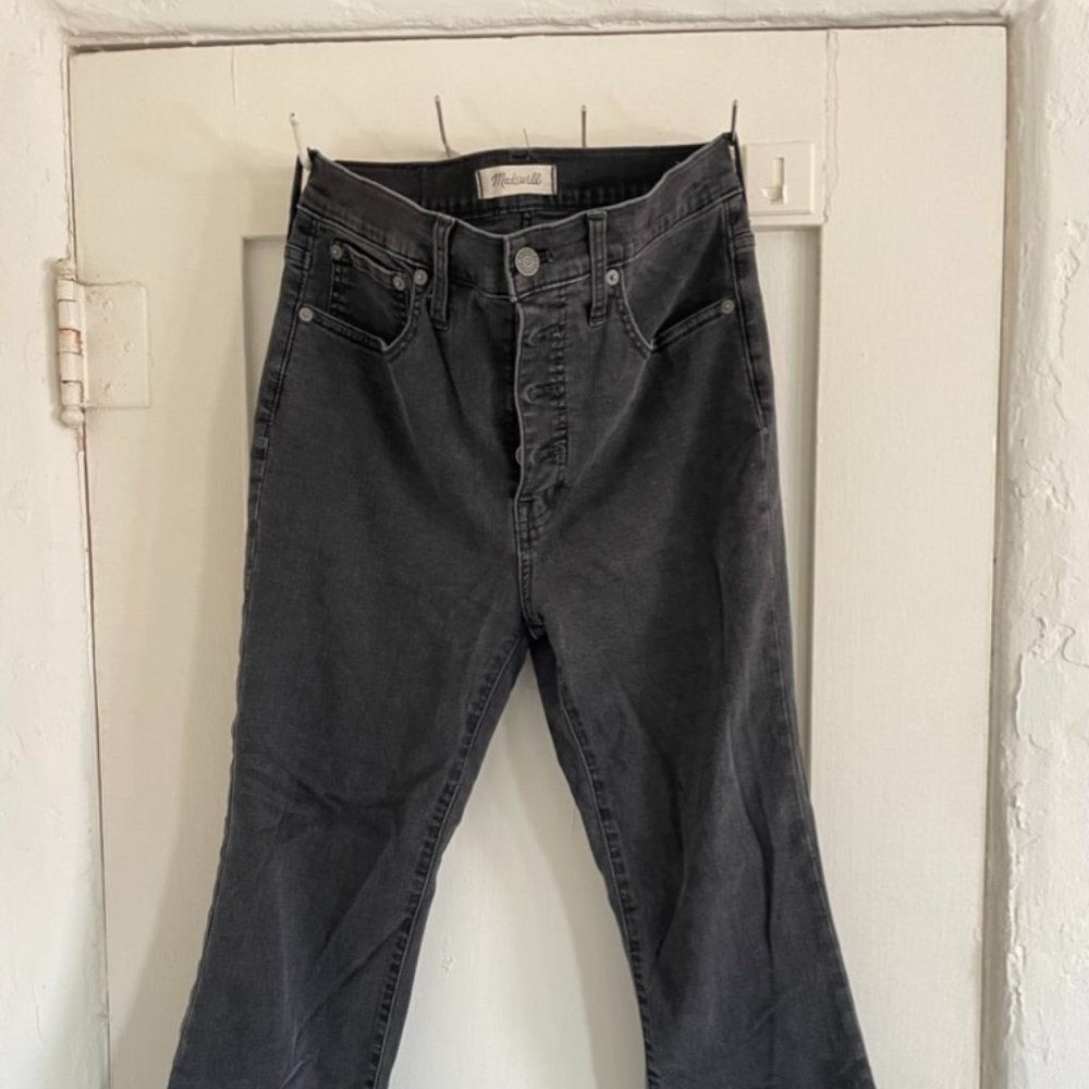 Madewell Cali Demi-Boot Faded Black Jeans